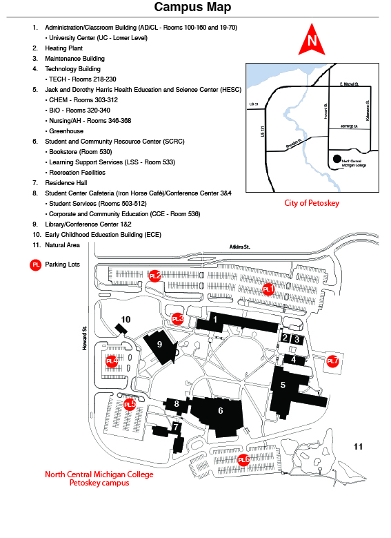 North Central College Campus Map - Map Of Rose Bowl